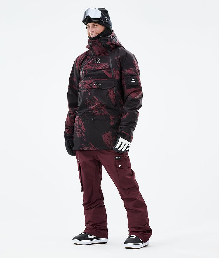 Dope Akin 21 Snowboardjacka Herr Paint Burgundy, Image 4 of 10
