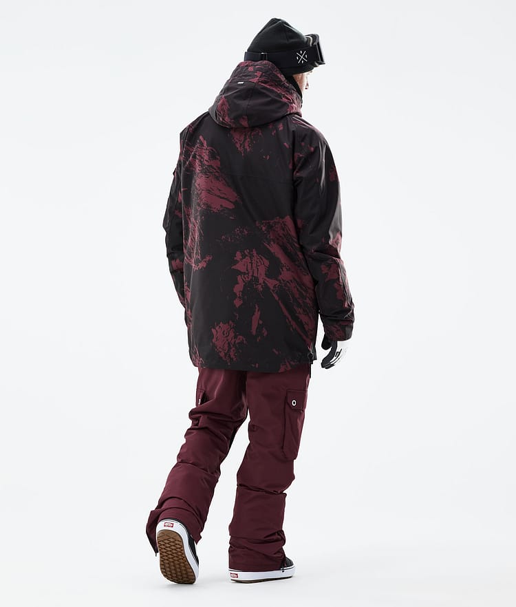 Dope Akin 21 Snowboardjacka Herr Paint Burgundy, Image 6 of 10
