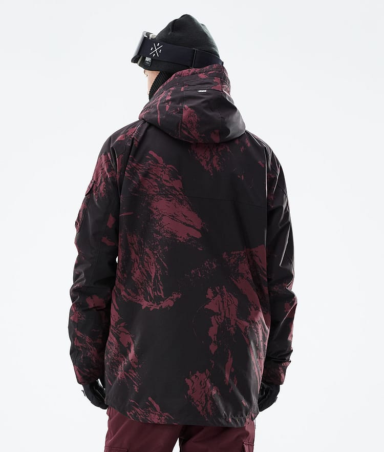 Dope Akin 21 Snowboardjacka Herr Paint Burgundy, Image 8 of 10