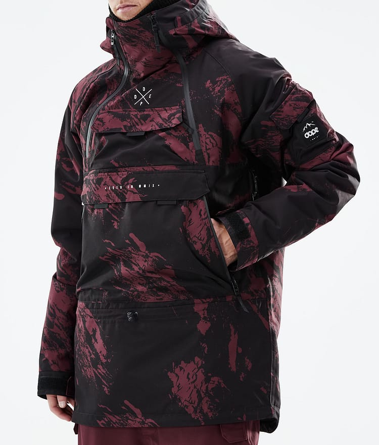Dope Akin 21 Skidjacka Herr Paint Burgundy, Image 9 of 10