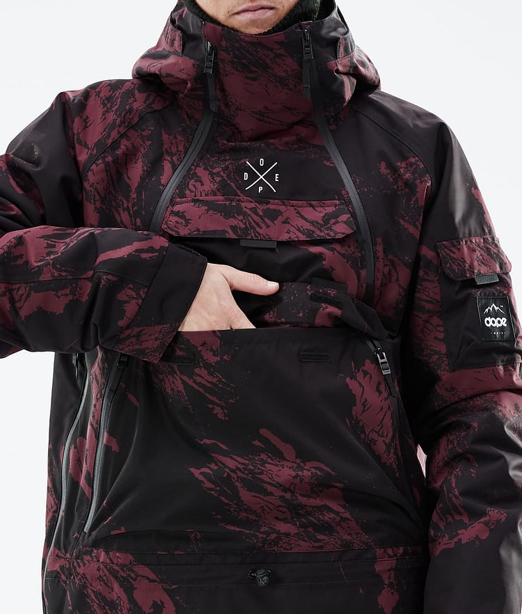 Dope Akin 21 Skidjacka Herr Paint Burgundy, Image 10 of 10