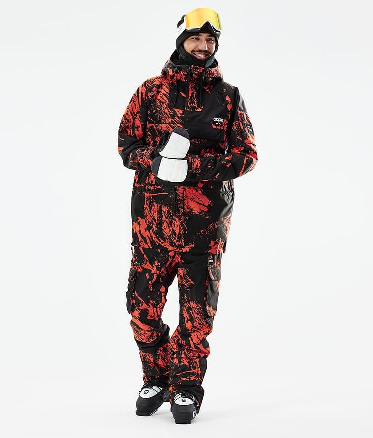 Dope Annok 21 Skidjacka Herr Paint Orange, Image 4 of 10