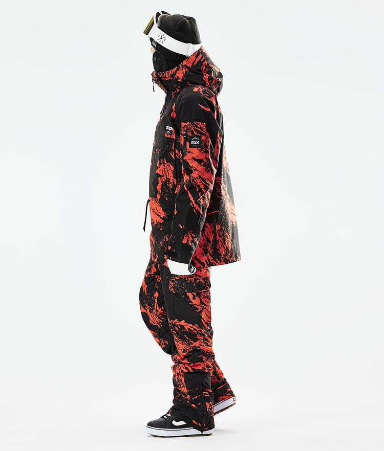 Dope Annok 21 Snowboardjacka Herr Paint Orange, Image 4 of 10