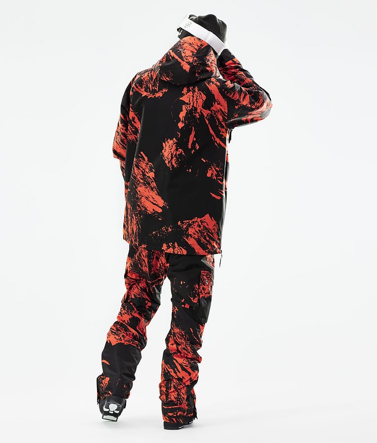 Dope Annok 21 Skidjacka Herr Paint Orange, Image 6 of 10
