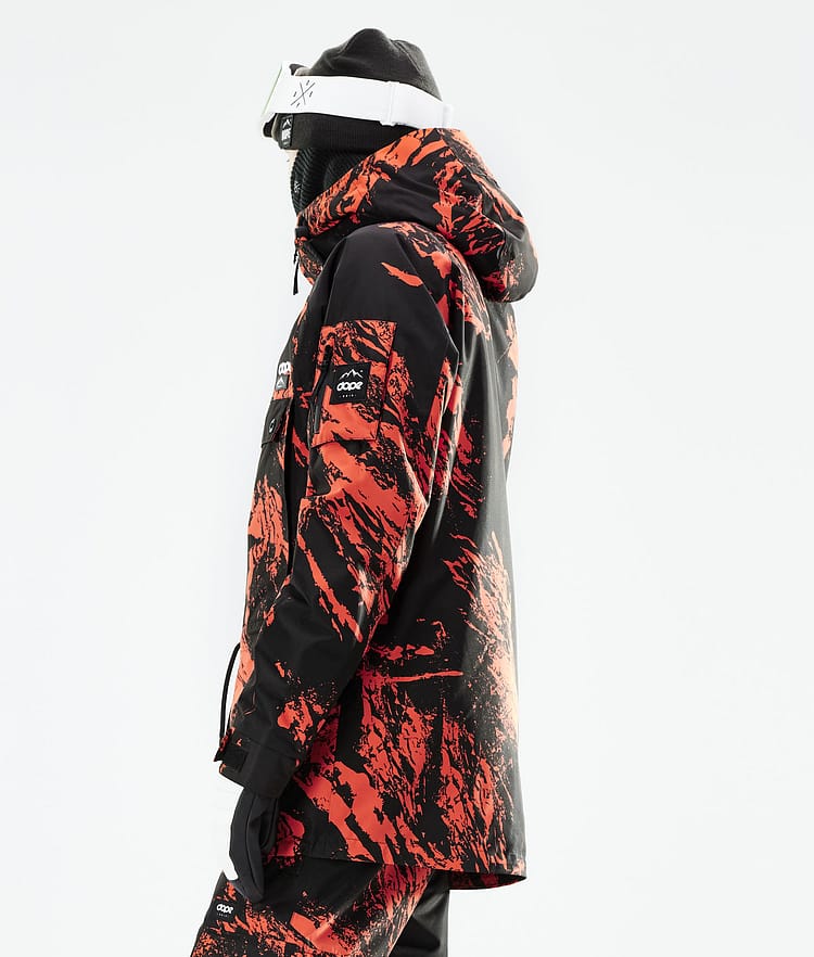 Dope Annok 21 Skidjacka Herr Paint Orange, Image 7 of 10