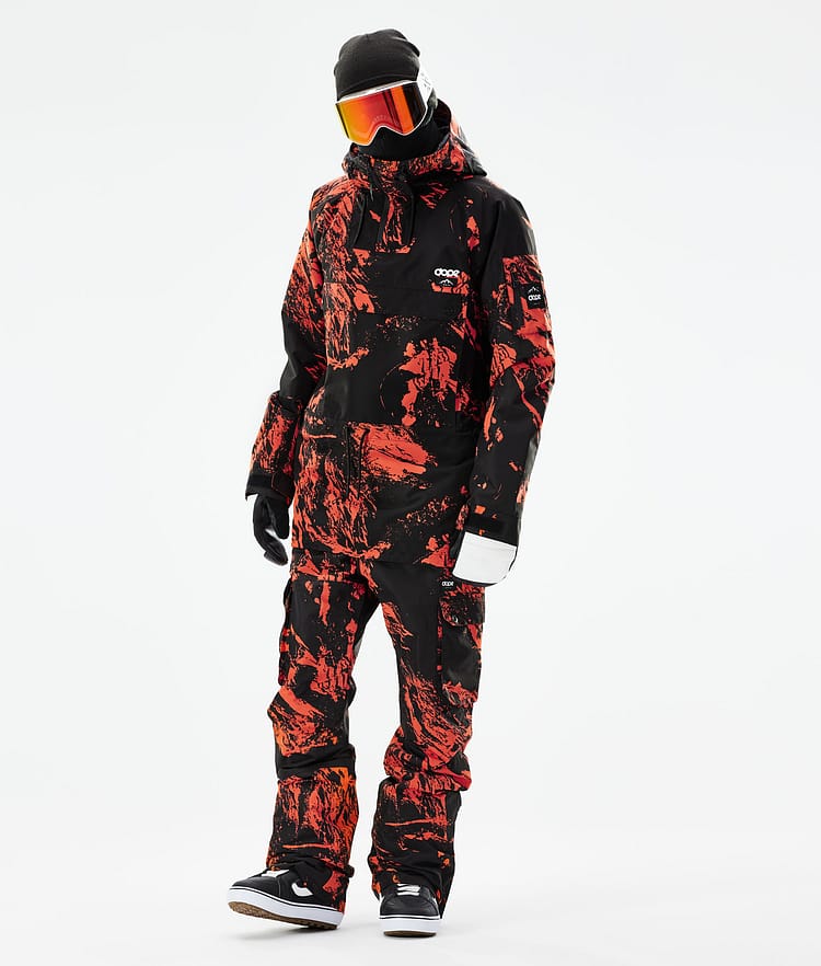 Dope Annok 21 Snowboardjacka Herr Paint Orange, Image 6 of 10