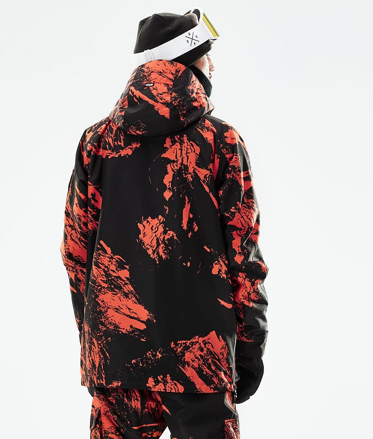 Dope Annok 21 Skidjacka Herr Paint Orange, Image 8 of 10