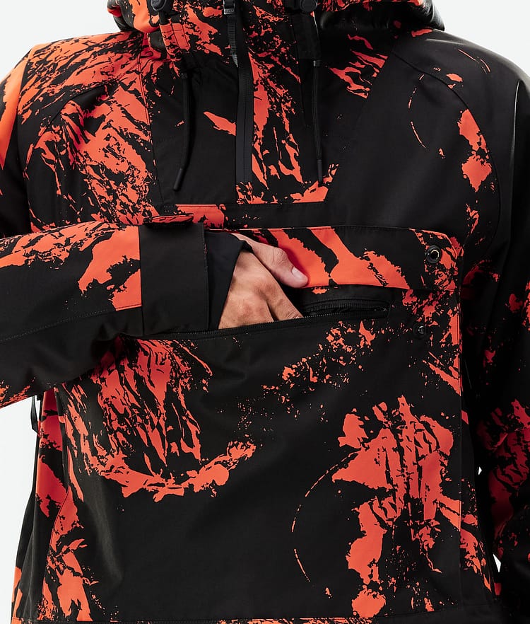 Dope Annok 21 Snowboardjacka Herr Paint Orange, Image 9 of 10
