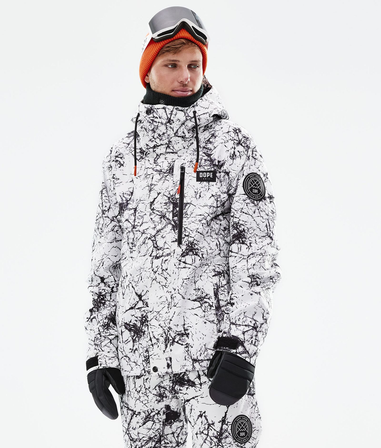 Dope Blizzard Full Zip 2021 Snowboardjacka Herr Rock, Bild 1 av 11
