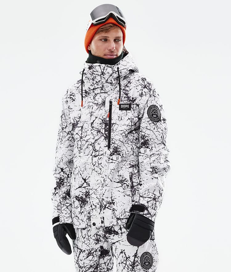 Dope Blizzard Full Zip 2021 Snowboardjacka Herr Rock, Bild 1 av 11