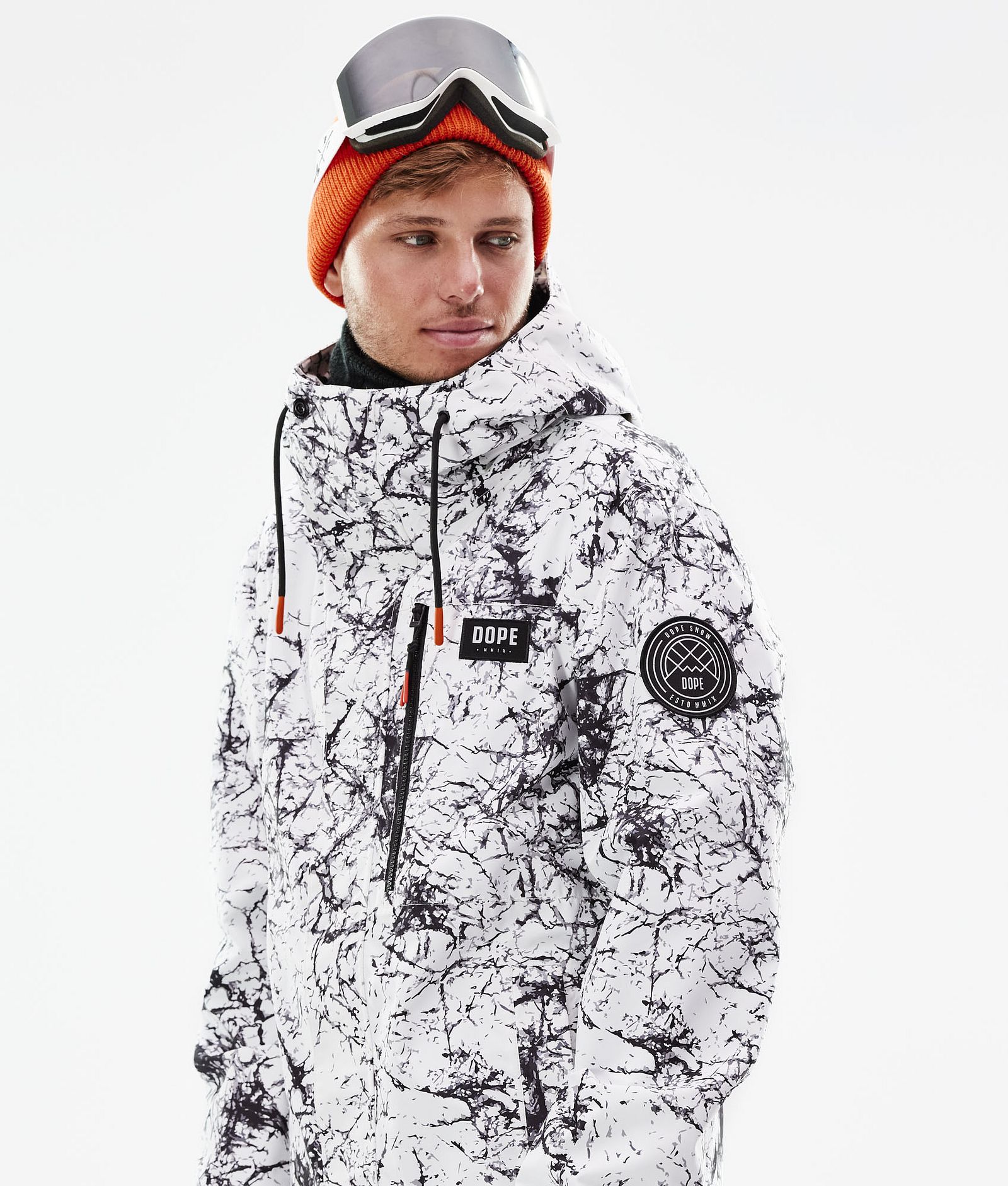 Dope Blizzard Full Zip 2021 Snowboardjacka Herr Rock, Bild 3 av 11