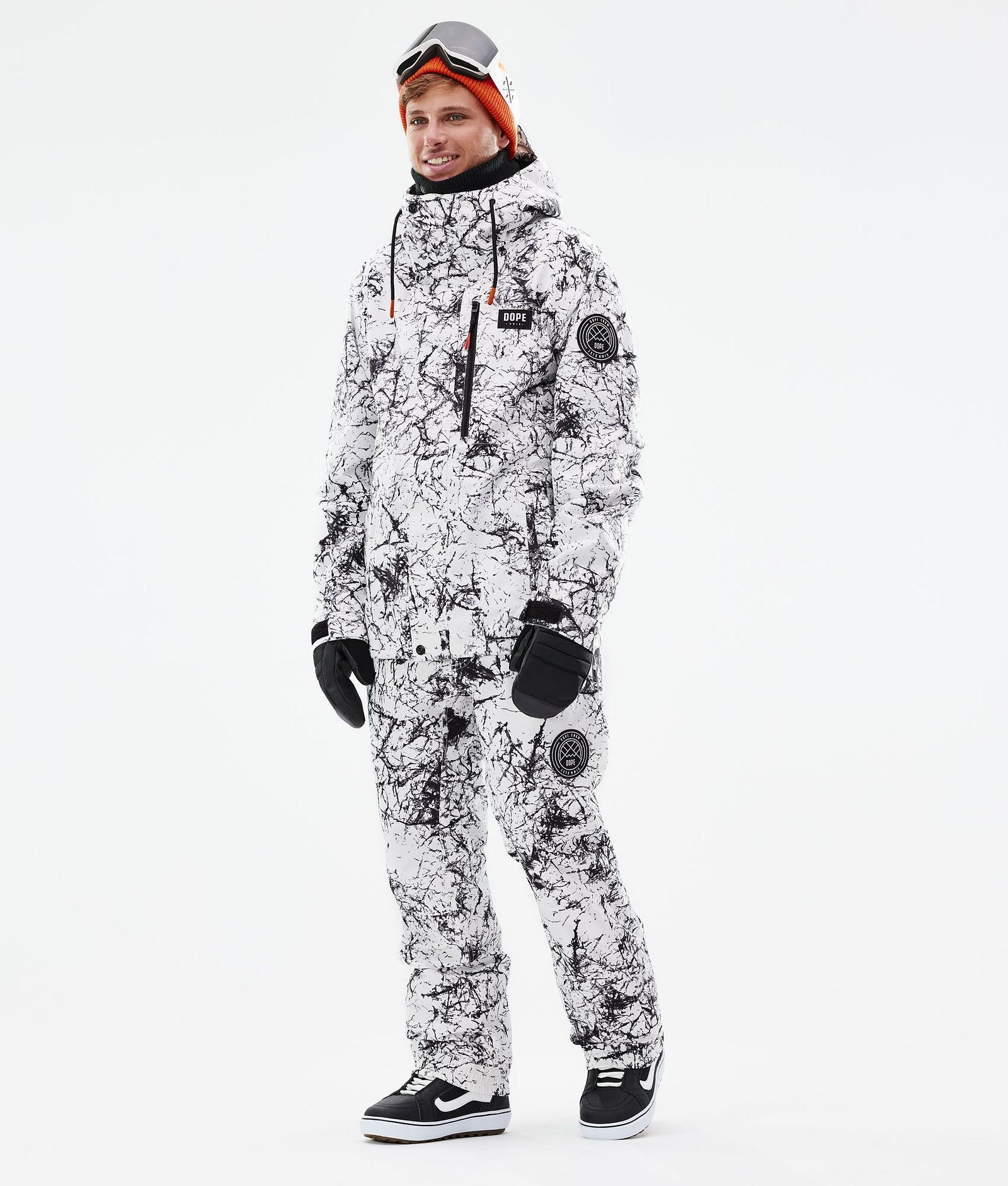 Dope Blizzard Full Zip 2021 Snowboardjacka Herr Rock, Bild 4 av 11