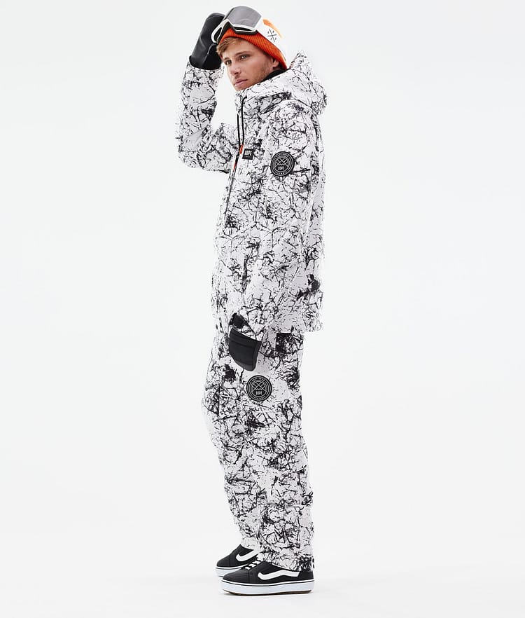 Dope Blizzard Full Zip 2021 Snowboardjacka Herr Rock, Bild 5 av 11