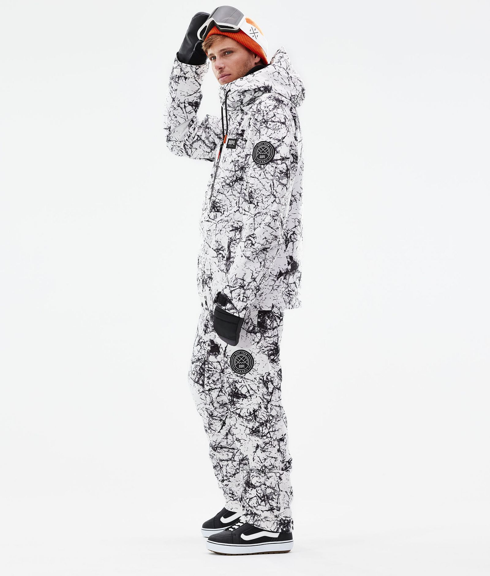Dope Blizzard Full Zip 2021 Snowboardjacka Herr Rock, Bild 5 av 11