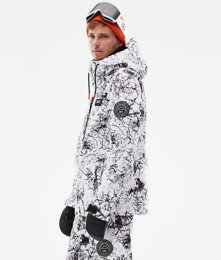 Dope Blizzard Full Zip 2021 Snowboardjacka Herr Rock, Bild 7 av 11
