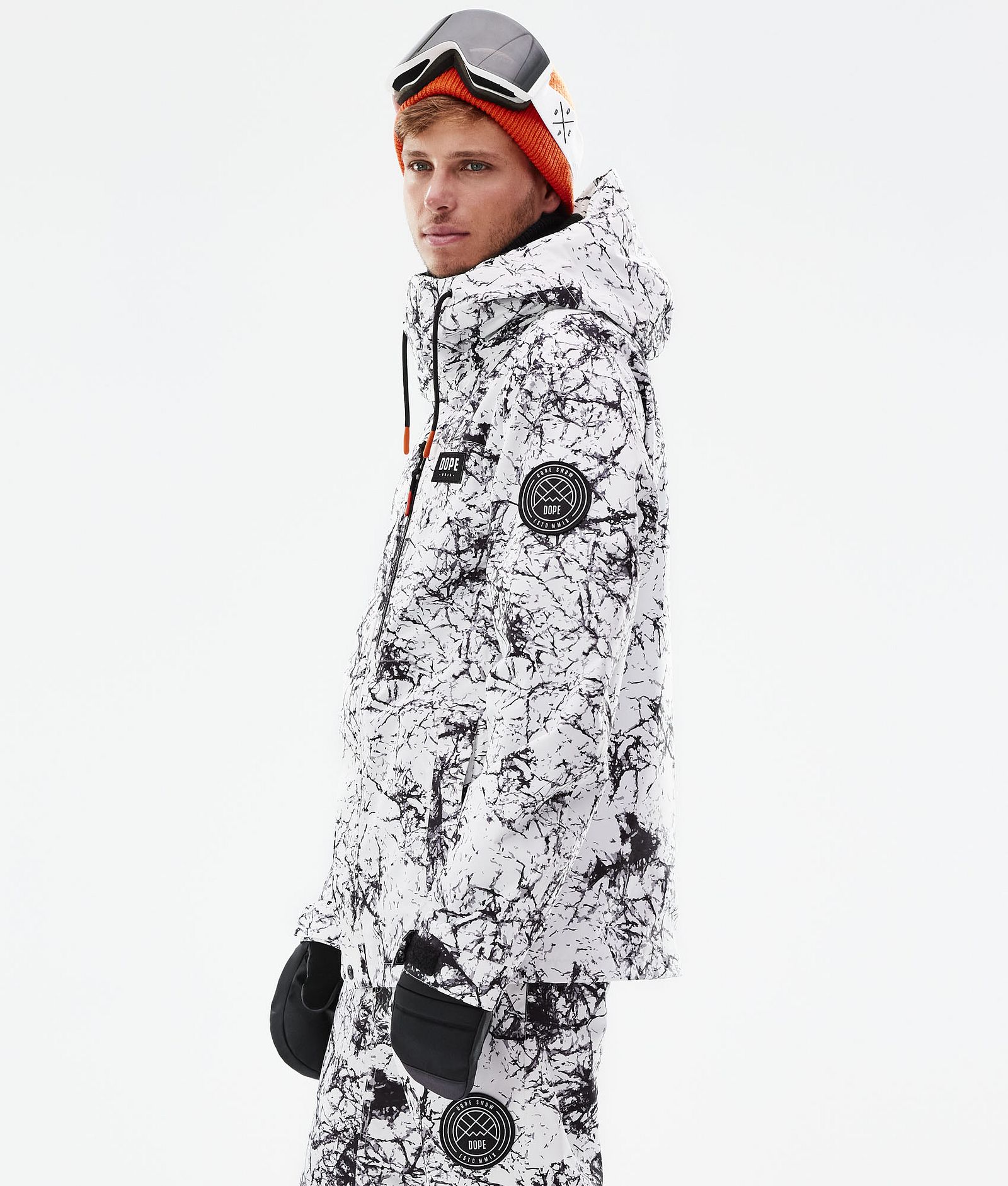 Dope Blizzard Full Zip 2021 Snowboardjacka Herr Rock, Bild 7 av 11