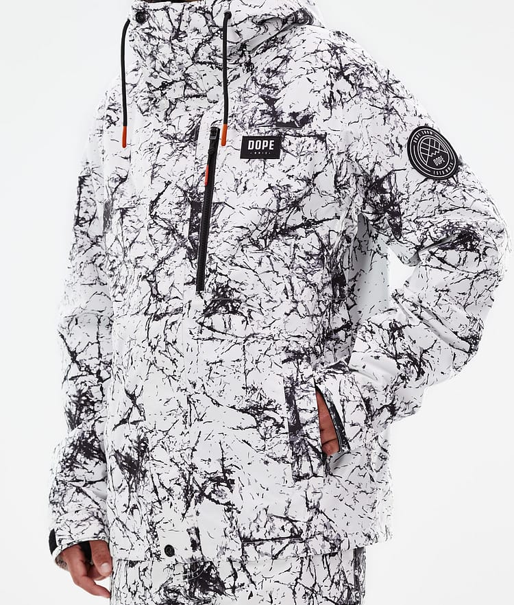 Dope Blizzard Full Zip 2021 Snowboardjacka Herr Rock, Bild 9 av 11
