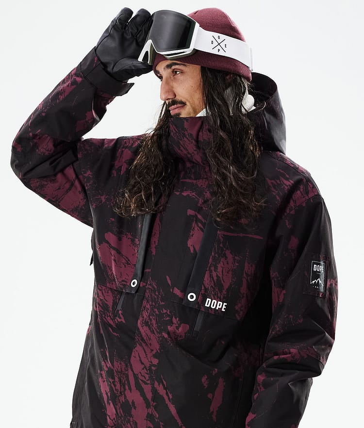 Dope Mojo Snowboardjacka Herr Paint Burgundy, Image 3 of 11