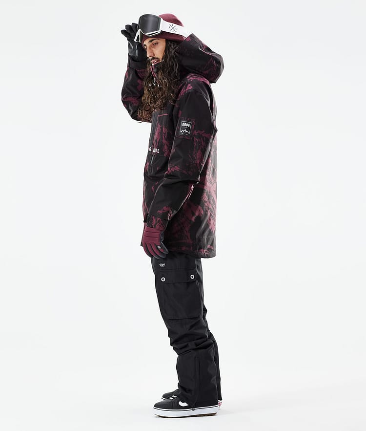 Dope Mojo Snowboardjacka Herr Paint Burgundy, Image 5 of 11
