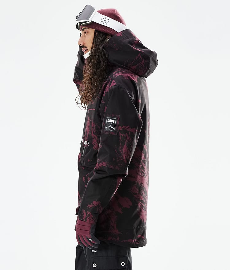 Dope Mojo Snowboardjacka Herr Paint Burgundy, Image 7 of 11