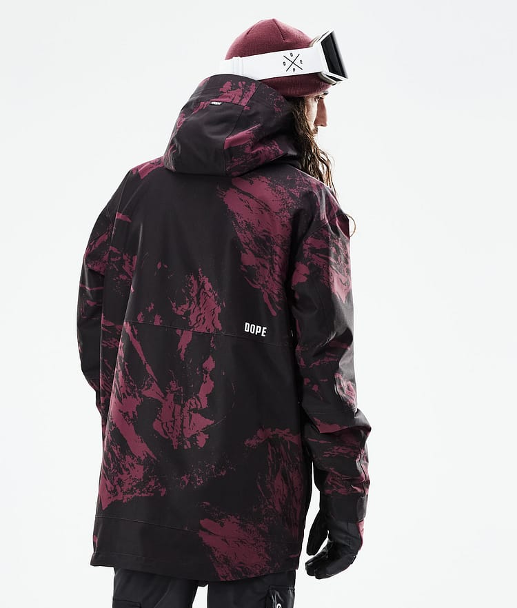 Dope Mojo Snowboardjacka Herr Paint Burgundy, Image 8 of 11
