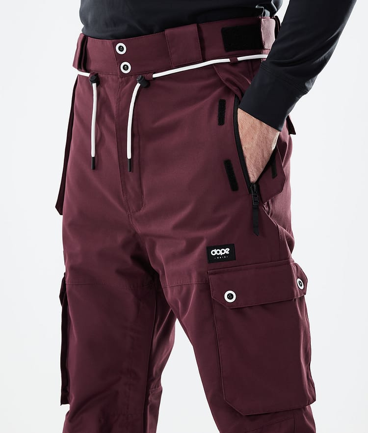 Dope Iconic 21 Snowboardbyxa Herr Burgundy, Image 4 of 6