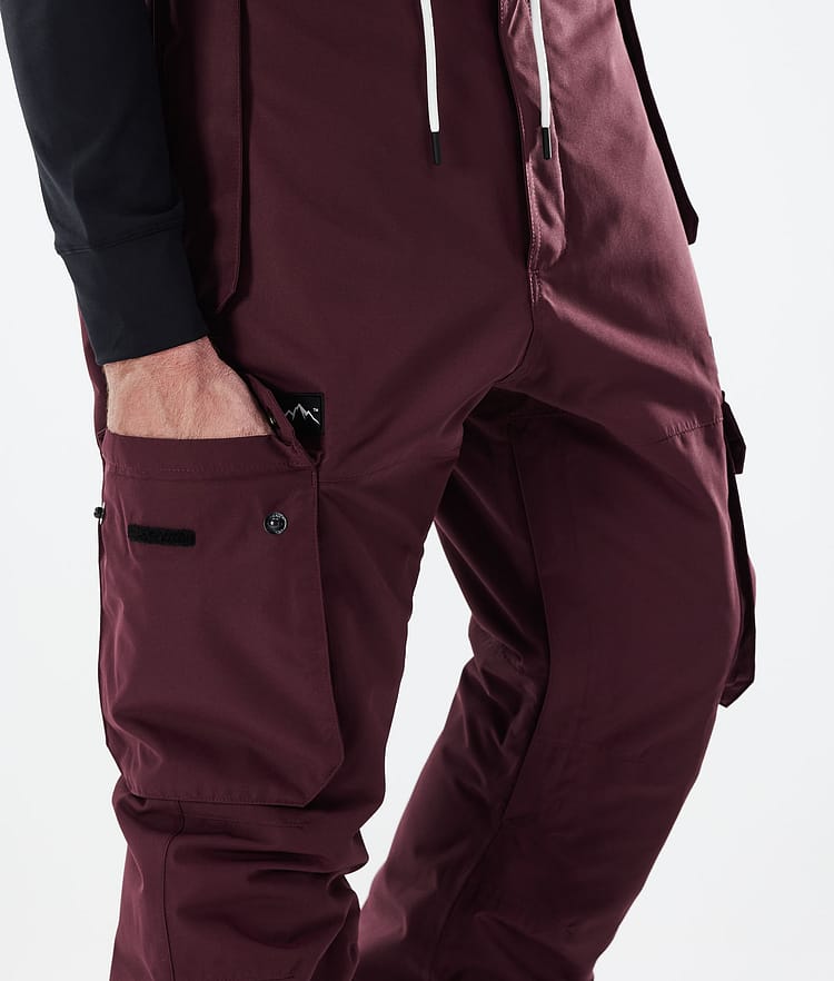 Dope Iconic 21 Snowboardbyxa Herr Burgundy, Image 5 of 6