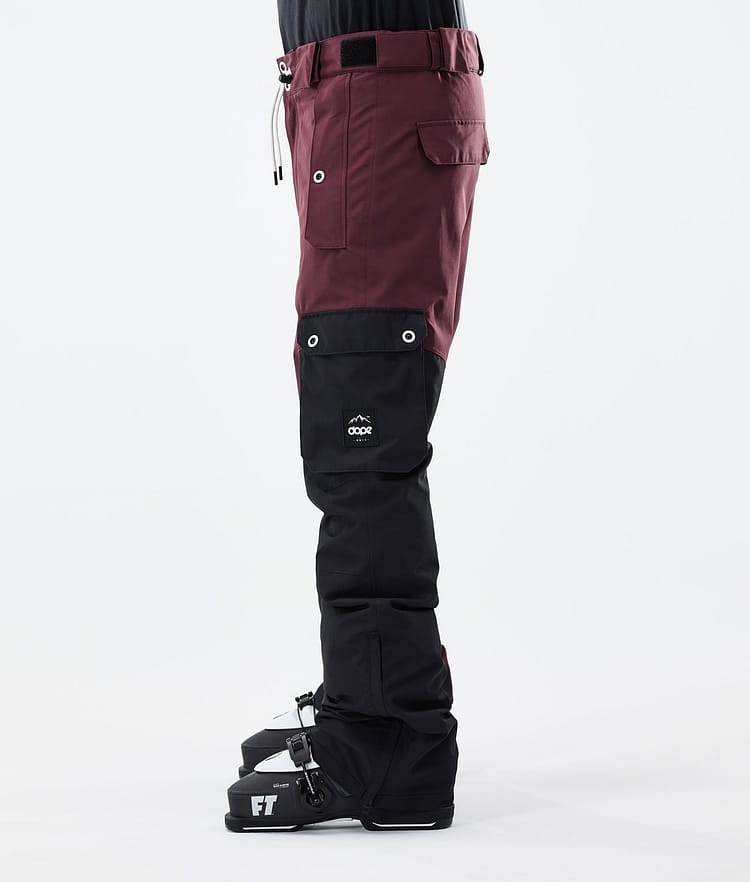 Dope Adept 21 Skidbyxa Herr Burgundy/Black, Image 2 of 6