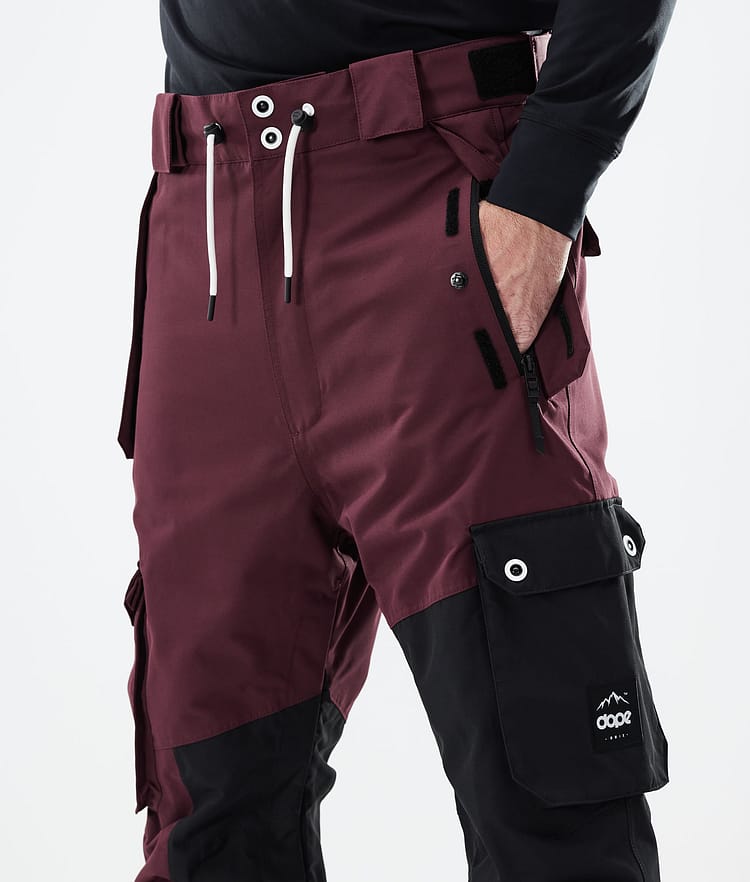 Dope Adept 21 Skidbyxa Herr Burgundy/Black, Image 4 of 6