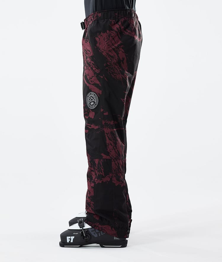 Dope Blizzard 21 Skidbyxa Herr Paint Burgundy, Image 2 of 4