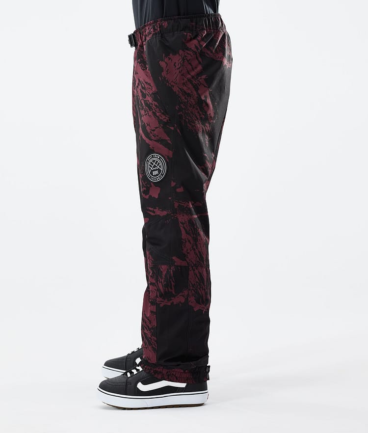 Dope Blizzard 21 Snowboardbyxa Herr Paint Burgundy, Image 2 of 4