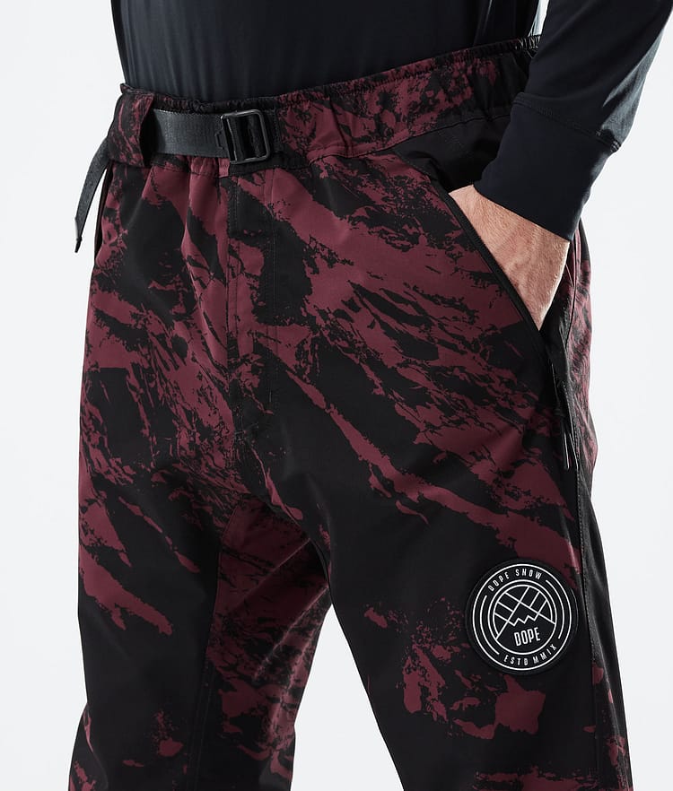 Dope Blizzard 21 Snowboardbyxa Herr Paint Burgundy, Image 4 of 4