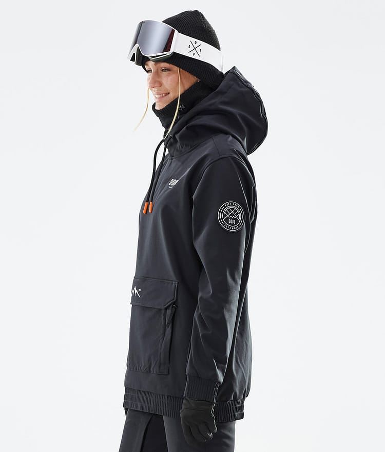Dope Wylie W Snowboardjacka Dam Capital Black, Image 6 of 9