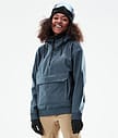 Dope Cyclone W 21 Snowboardjacka Dam Metal Blue
