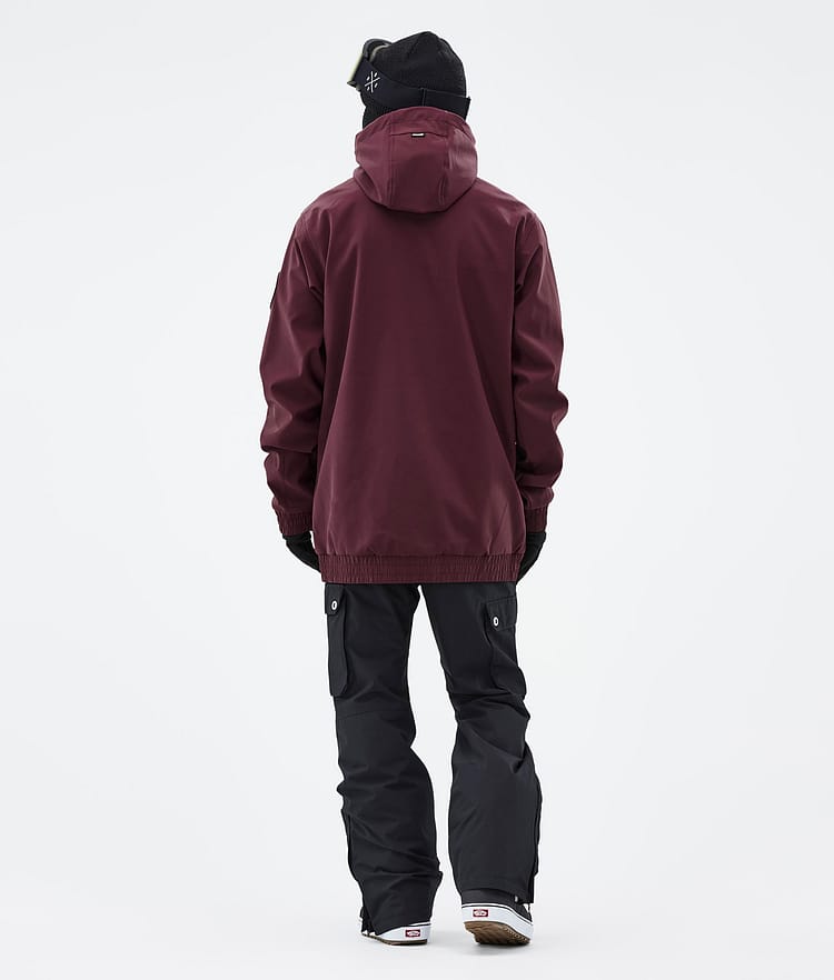 Dope Wylie Snowboardjacka Herr Patch Burgundy, Image 6 of 10