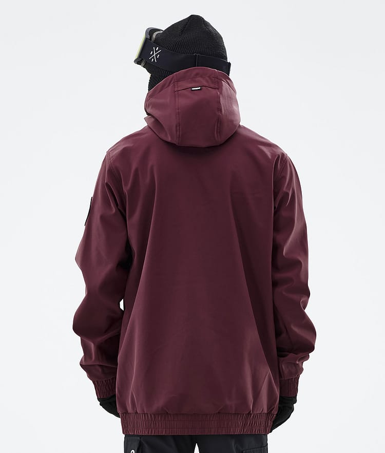 Dope Wylie Snowboardjacka Herr Patch Burgundy, Image 8 of 10