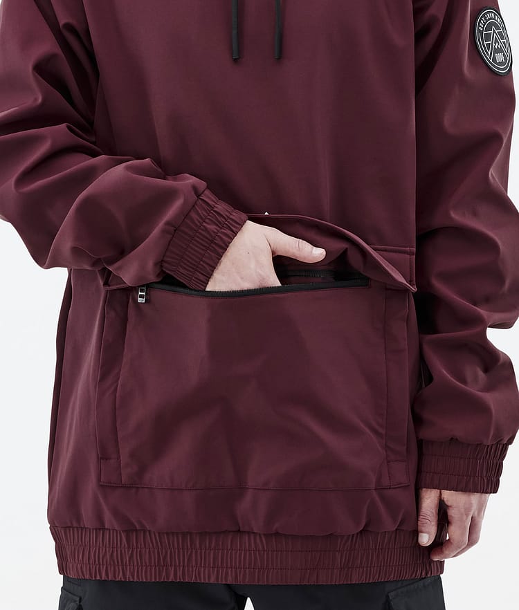 Dope Wylie Snowboardjacka Herr Patch Burgundy, Image 10 of 10