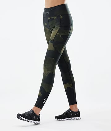 Dope Lofty Tech 22 Leggings Dam Green Camo