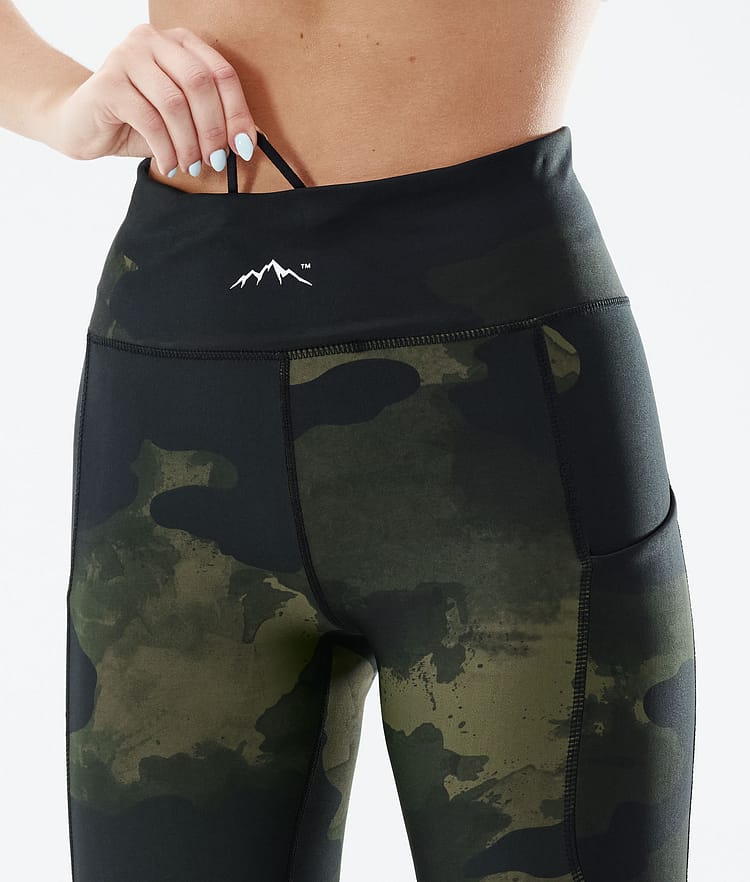 Dope Lofty Tech 22 Leggings Dam Green Camo, Bild 6 av 8