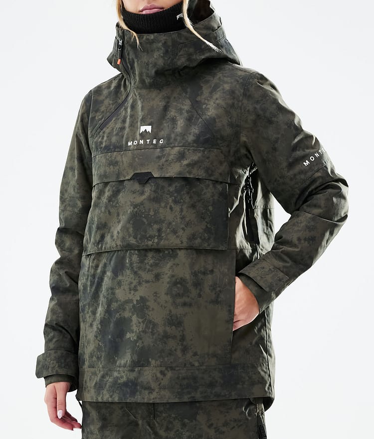 Montec Dune W 21 Snowboardjacka Dam Olive Green Tiedye, Image 10 of 11
