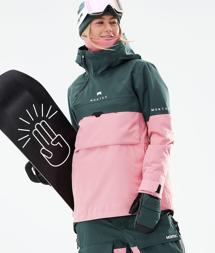 Montec Dune W 21 Snowboardjacka Dam Dark Atlantic/Pink, Image 2 of 10
