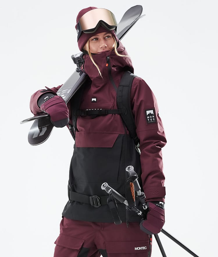 Montec Doom W 21 Skidjacka Dam Burgundy/Black, Image 2 of 12