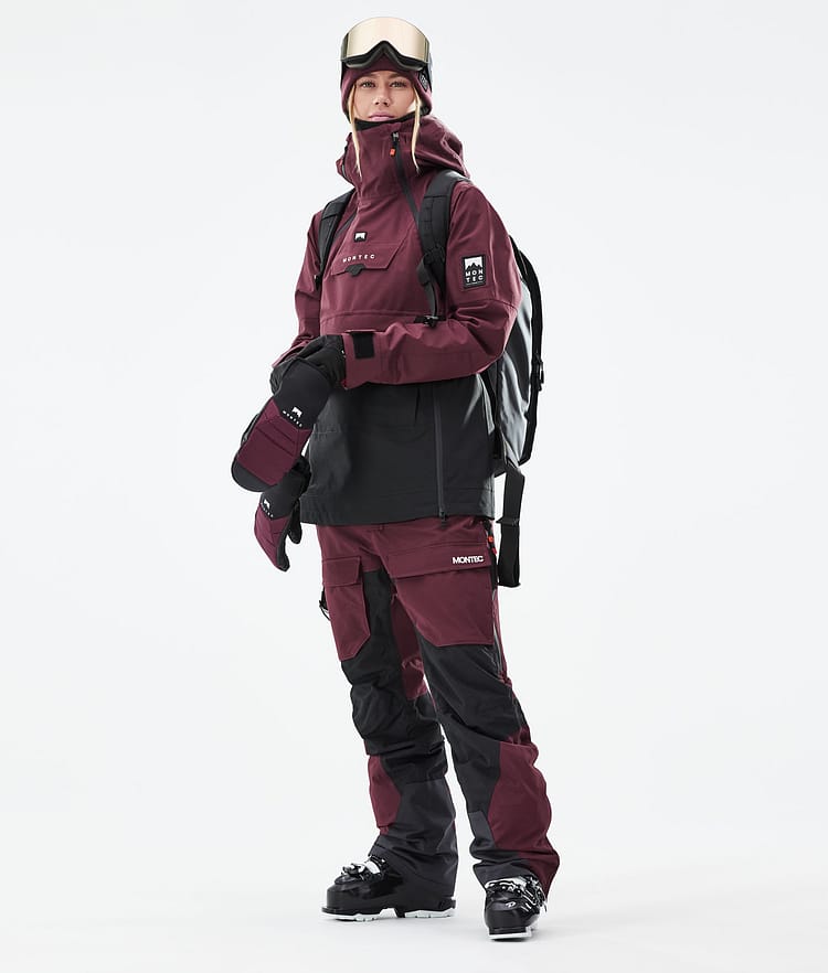 Montec Doom W 21 Skidjacka Dam Burgundy/Black, Image 4 of 12
