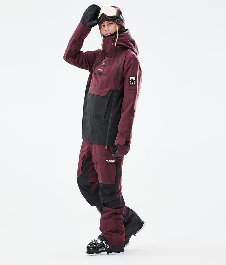 Montec Doom W 21 Skidjacka Dam Burgundy/Black, Image 5 of 12
