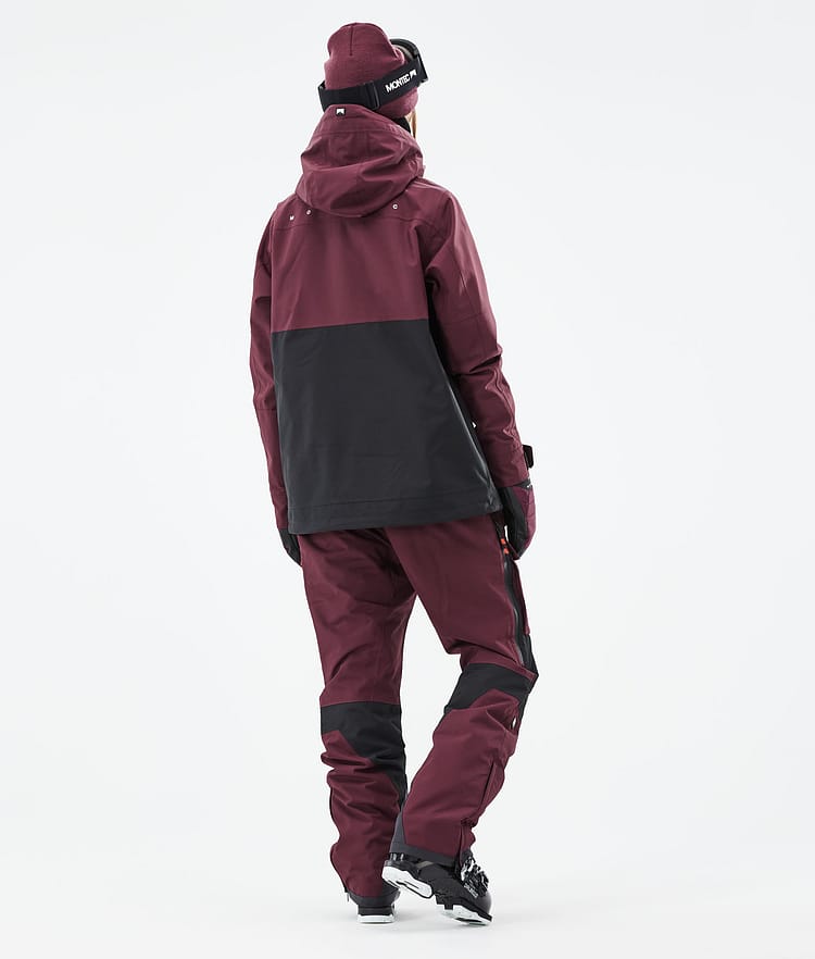 Montec Doom W 21 Skidjacka Dam Burgundy/Black, Image 6 of 12