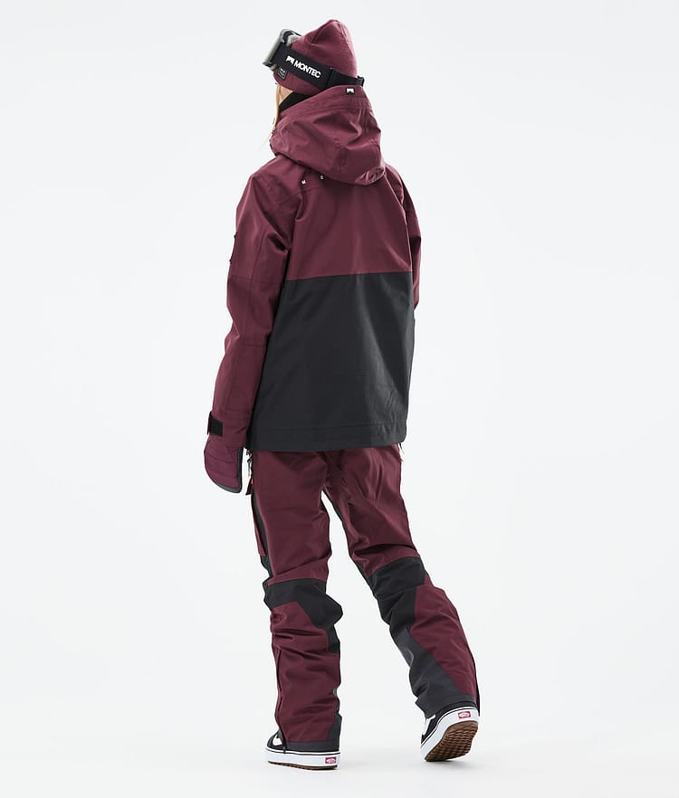 Montec Doom W 21 Snowboardjacka Dam Burgundy/Black, Image 6 of 12