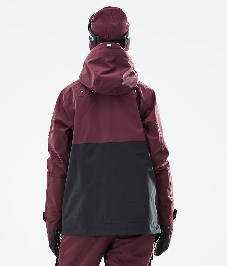 Montec Doom W 21 Snowboardjacka Dam Burgundy/Black, Image 8 of 12