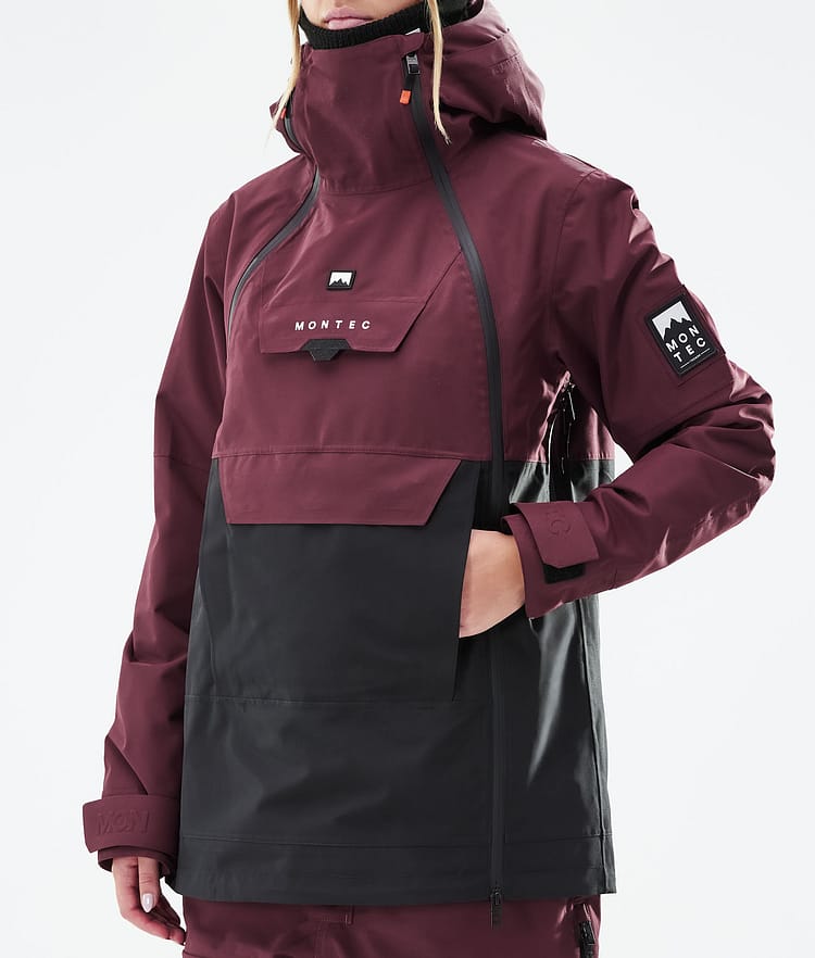 Montec Doom W 21 Skidjacka Dam Burgundy/Black, Image 9 of 12