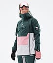 Montec Doom W 2021 Snowboardjacka Kvinna Dark Atlantic/Pink/Light Grey