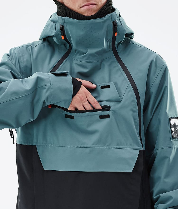 Montec Doom 21 Snowboardjacka Herr Atlantic/Black, Image 12 of 13